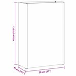 vidaXL Porte-parapluie avec stockage Vert olive 28 x 12 x 41 cm Acier