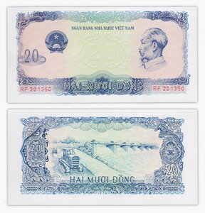 Billet de collection 20 dong 1976 Vietnam - Neuf - P83