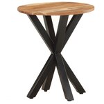 vidaXL Table d'appoint 48x48x56 cm Bois d'acacia massif