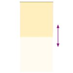vidaXL Store enrouleur occultant jaune largeur du tissu 85 7 cm