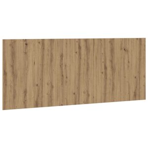 vidaXL Tête de lit chêne artisanal 200x1 5x80 cm bois d'ingénierie
