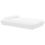 vidaXL Cadre de lit sans matelas blanc bois massif 120x200 cm