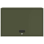vidaXL Armoire murale pour garage Vert olive 80 x 40 x 53 cm