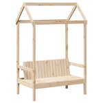 vidaXL Ensemble de lit de jour avec toit 90x190 cm bois de pin massif
