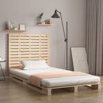 vidaXL Tête de lit murale 126x3x91 5 cm Bois massif de pin