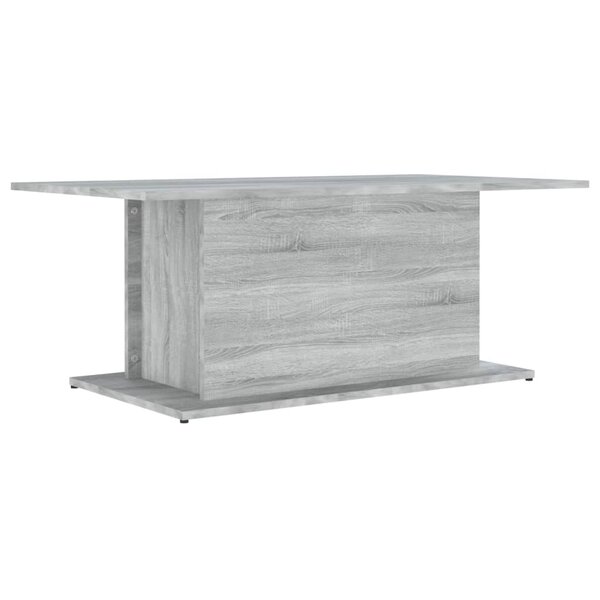 vidaXL Table basse Sonoma gris 102x55 5x40 cm Bois d'ingénierie