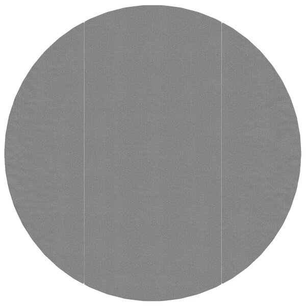vidaXL Bâche de piscine gris clair Ø366 cm géotextile polyester
