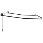 vidaXL Auvent Anthracite 3 x 2 5 m Métal