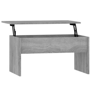 vidaXL Table basse Sonoma gris 80x50 5x41 5 cm Bois d'ingénierie