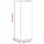 vidaXL Ensemble meuble TV 4 Pièces Bois ancien 30 5 x 30 x 90 cm