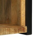 vidaXL Cube Mural Marron 55 x 35 x 40 cm Bois de manguier massif