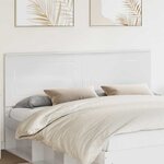 vidaXL Tête de lit Blanc brillant 180 cm Bois d'ingénierie