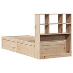 vidaXL Cadre de lit sans matelas 90x200 cm bois de pin massif