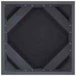 vidaXL Jardinière Anthracite 40 x 40 x 40 cm Acier