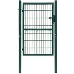 vidaXL Portillon 2D (simple) Vert 106x190 cm