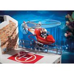 Playmobil 9462 - city action - caserne de pompiers avec hélicoptere