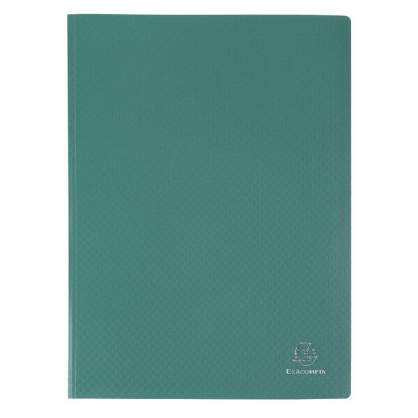 Protège-documents en polypropylène souple OPAK 40 vues - A4 Vert foncé x 20 EXACOMPTA