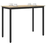 vidaXL table Chêne Sonoma 100 x 50 x 76 5 cm