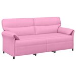 vidaXL Canapé 100  polyester  cadre en métal  MDF  Contreplaqué