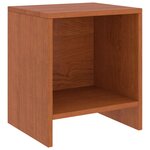 vidaXL Tables de chevet 2Pièces Marron miel 35x30x40cm Bois de pin massif