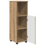 vidaXL Ensemble de mobilier de salle de bain 3 Pièces Chêne artisanal