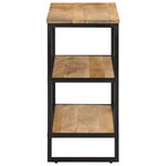 vidaXL Table console 70x35x70 cm bois de manguier massif brut