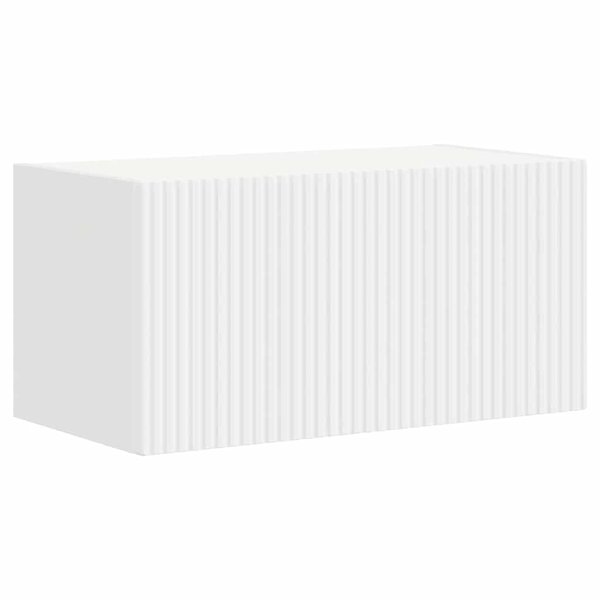 vidaXL Meuble TV mural Blanc 60 x 31 x 29.5 cm Bois d'ingénierie