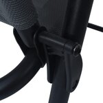 vidaXL Chaises de jardin pliables lot de 2 Textilène Gris