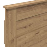 vidaXL Tête de lit Chêne artisanal 100 cm Bois d'ingénierie