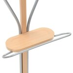 vidaXL Valet de chambre 45 x 35 x 107 cm Naturel