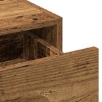 vidaXL Table de Toilette Marron 60 x 40 x 70 cm Bois d'ingénierie