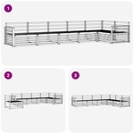 vidaXL Ensemble de canapés d'extérieur 6 pc Naturel