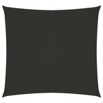 vidaXL Parasol en tissu oxford carré 2 5x2 5 m anthracite