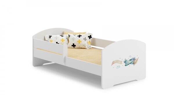 Lit enfant LUK BAR 140x70 AVION avec matelas