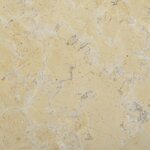 vidaXL Dessus de table Crème Ø40x2 5 cm Marbre