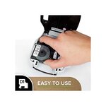 DYMO LabelManager Ruban D1 durable, haute résistance, Noir/Orange, 12mm x 3m