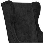 vidaXL Fauteuil Noir ARES