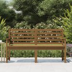 vidaXL Banc de jardin marron miel 159 5x48x91 5 cm bois de pin massif
