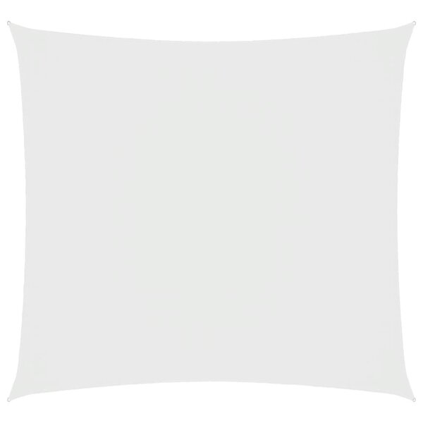 vidaXL Voile de parasol tissu oxford carré 4 5x4 5 m blanc
