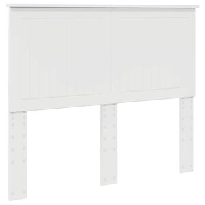 vidaXL Tête de lit Blanc Brillant 120 cm Bois d'ingénierie