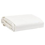 vidaXL Bâche blanc 1 5x2 m 650 g/m²
