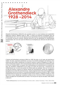 Document philatélique - Alexandra Grothendieck