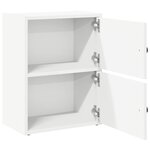 vidaXL Bibliothèque blanc 40x24x52 cm bois d'ingénierie
