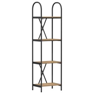 vidaXL Étagère Chêne artisanal 40 x 30 x 146 cm Bois d'ingénierie