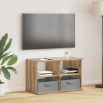 vidaXL Support de télévision Chêne artisanal 79 x 40 x 48 cm