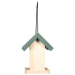 vidaXL Mangeoires à oiseaux 4 Pièces Bois de sapin