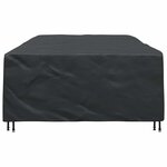 vidaXL Housse pour mobilier d'extérieur Noir 315 x 180 x 74 cm 210D