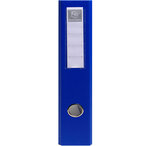 Classeur rembordé PVC 4 anneaux en D de 50mm en 3ème de couverture - A4 maxi, bleu EXACOMPTA
