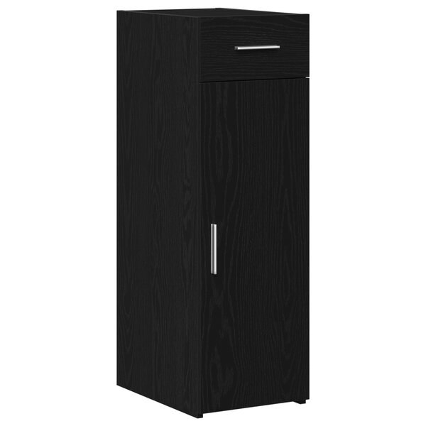 Buffet vidaXL Noir Chêne 30x42 5x93 cm Bois aggloméré