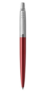 PARKER Jotter Stylo bille  rouge Kensington  recharge bleue pointe moyenne  Coffret cadeau